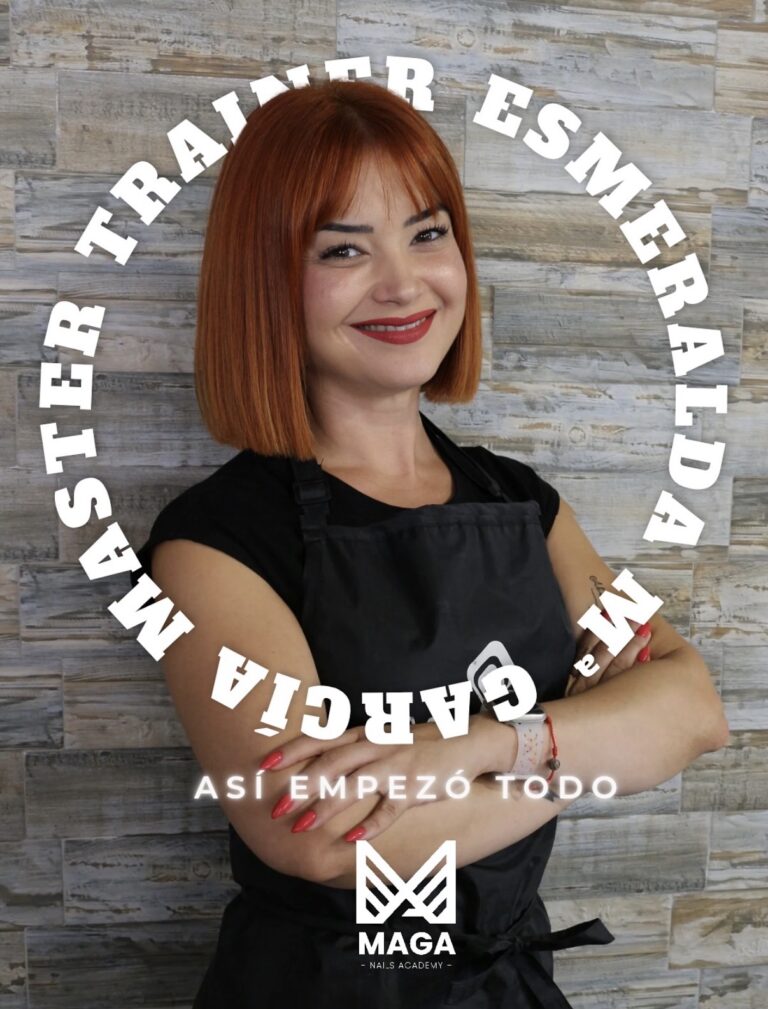 Esmeralda Mª García, Master Trainer de Magnetic Nail Design y formadora de MagaNails Academy