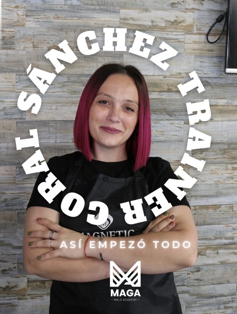 Coral Sánchez, Trainer de Magnetic Nail Design y formadora de MagaNails Academy